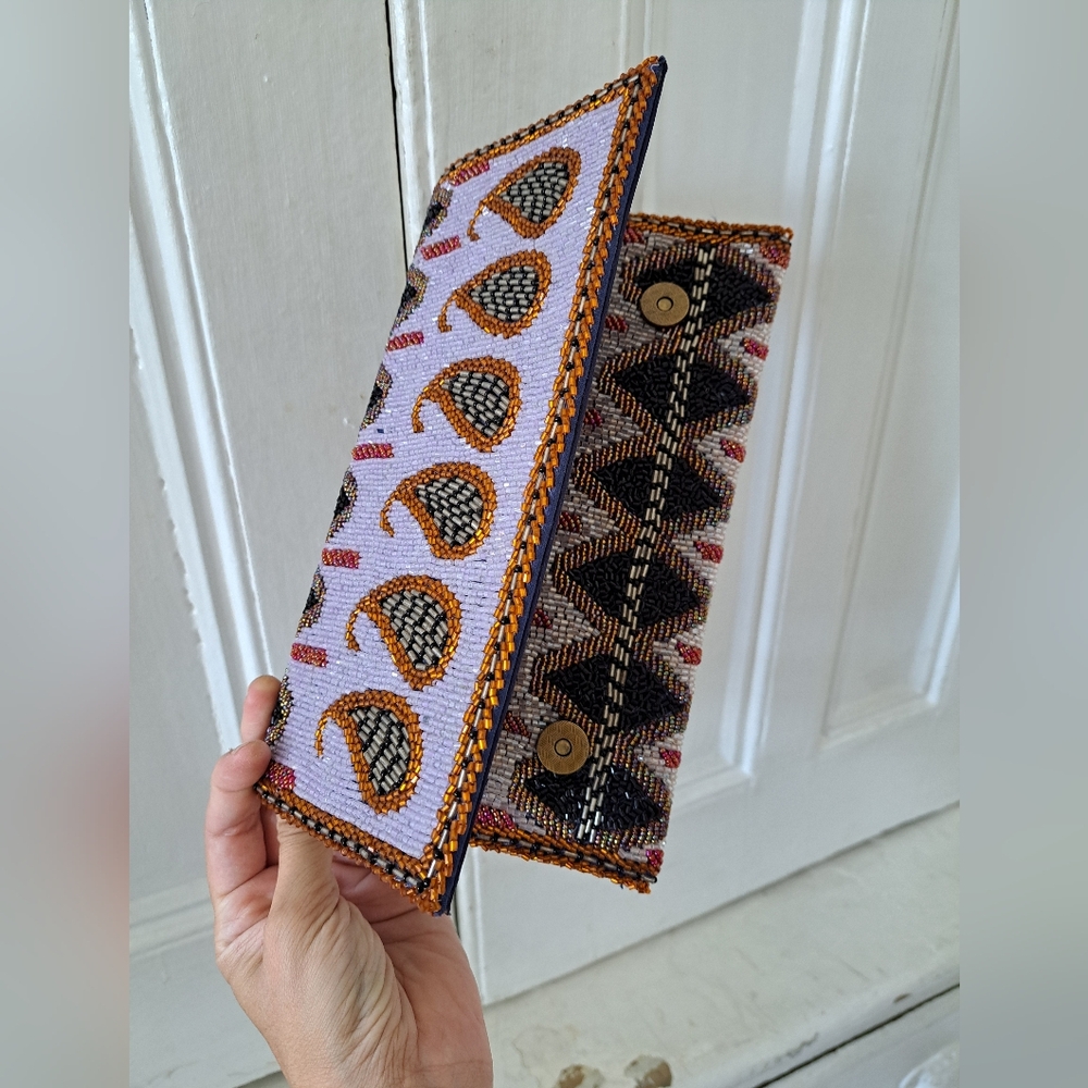 Handcrafted Multicolor Clutch - Anthropologie